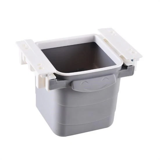 Miracle Omni® Mini Masa Çöp Kovası Plastik Tezgah Altı Geri Çekilebilir Yapışkanlı Görünmez Bölme Pratik