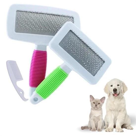 Miracle Omni® Kedi Köpek Telli Küçük Boy Tüy Bakım Seti Evcil Hayvan Tarama Fırçası