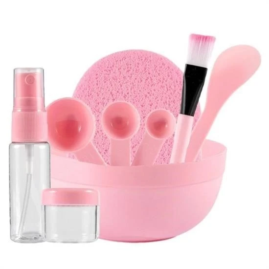 Miracle Omni® Kendin Yap Yüz Maskesi Karıştırma Aleti Seti, 9 Parça DIY Yüz Maskesi Hazırlama Kabı Seti