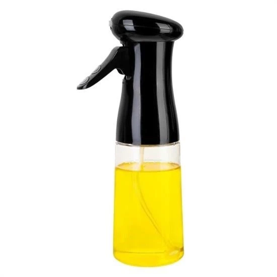 Miracle Omni®  Çok Amaçlı Cam Şişe Püskürtmeli Dağıtıcı Yağdanlık Limonluk Sirke Sosluk Spreyi Siyah