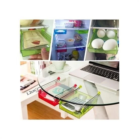 Miracle Omni® Dekoratif Çok Amaçlı Raf Buzdolabı Masa Altı Portatif Mutfak Rafı - 7