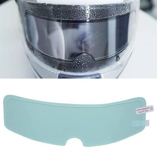 Miracle Omni® Buğu Önleyici Motosiklet Kaskı Vizörü Su Geçirmez Dayanıklı Çizik Koruma Lens Filmi