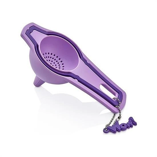 Miracle Omni® Pratik Yumurta Süzgeci Mini Süzgeç Huni Seti Hepsi Bir Arada
