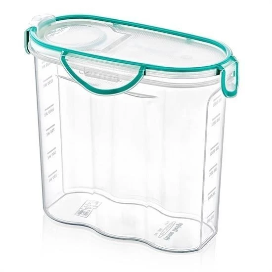 Miracle Omni® Kilitli Kapaklı Contalı Hava,Su Sıvı Geçirmez 1,7 Litre Erzak Saklama Kabı-SA585