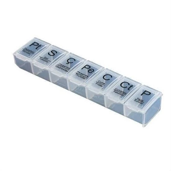 Miracle Omni® Haftalık Günlük İlaç Saklama Kutusu 7 Günlük İlaç  Saklama Kabı