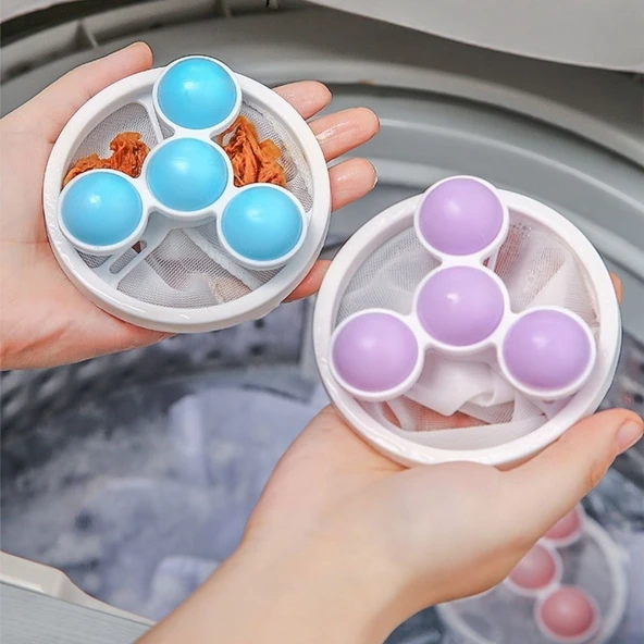 Miracle Omni ® Çamaşır Makinesi İçin  Toz ve Evcil Hayvan Tüyü Toplayıcı Yıkanabilir Tüy Temizleme Aparatı