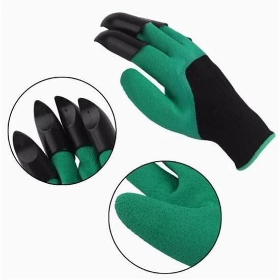 Miracle Omni® Toprak Kazma Ekme Çapalama İçin Korumalı Bahçe Bahçivan Eldiveni - 8