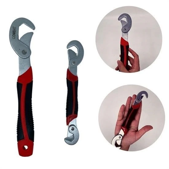 Miracle Omni® Çok Fonksiyonlu Ergonomik  Ayarlanabilir Büyük Küçük Akıllı Pense Anahtar 2li Set
