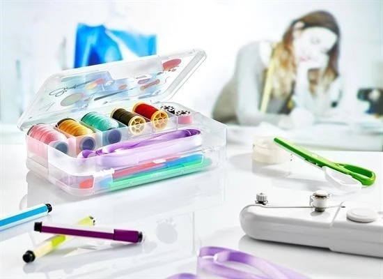Miracle Omni® Çift Taraflı Bölmeli Hobi Dikiş Kutusu Ardunio Malzeme Kutusu - 6
