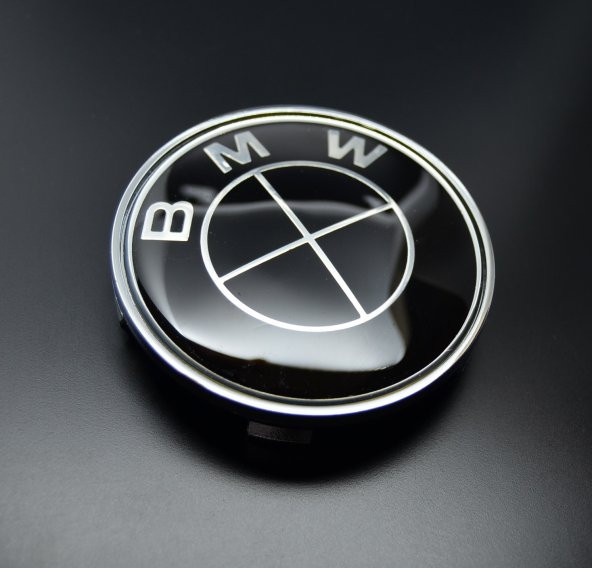 BMW ARMALI SİYAH JANT GÖBEĞİ SETİ 68mm (4 ADET) - 2