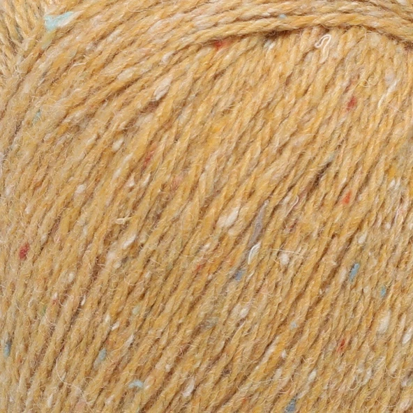 La Mia Re-Tweed Sarı Melanj El Örgü İpi - L124 - 34413 - 2