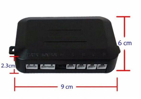 Ford Focus 2 Sedan 2004-2011 Dijital Ekranlı Araç Park Sensörü Ses İkazlı Siyah Renk - 2