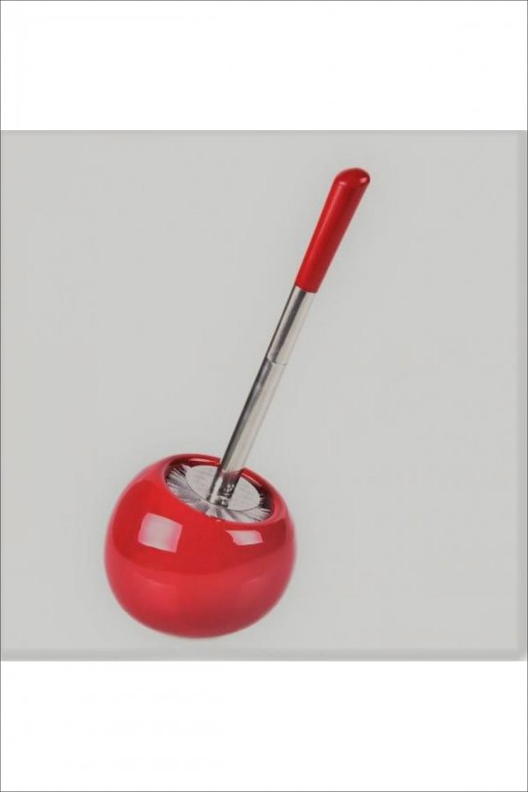 Seramik Tuvalet Fırçası - Kırmızı