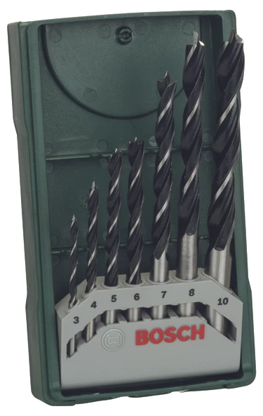 Bosch - X-Line Mini 7 Parça Ahşap Matkap Ucu Seti