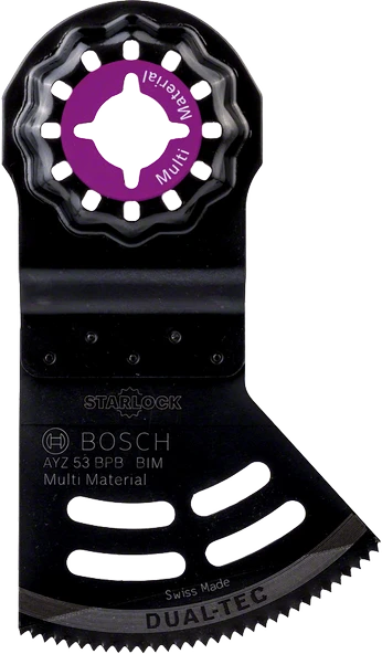 Bosch - Starlock - AYZ 53 BPB - BIM Çoklu Malzeme İçin Daldırmalı ve Yana Kesim Testere Bıçağı 1'li