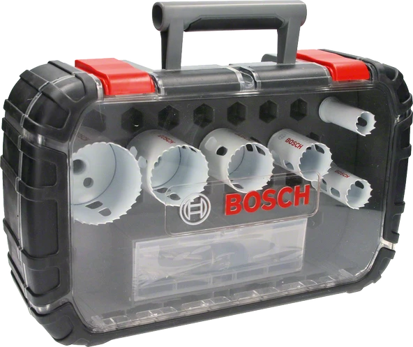 Bosch - Yeni Progressor Serisi Delik Açma Testeresi (Panç) Seti 9 Parça Ø 22-29-35-44-51-64 mm