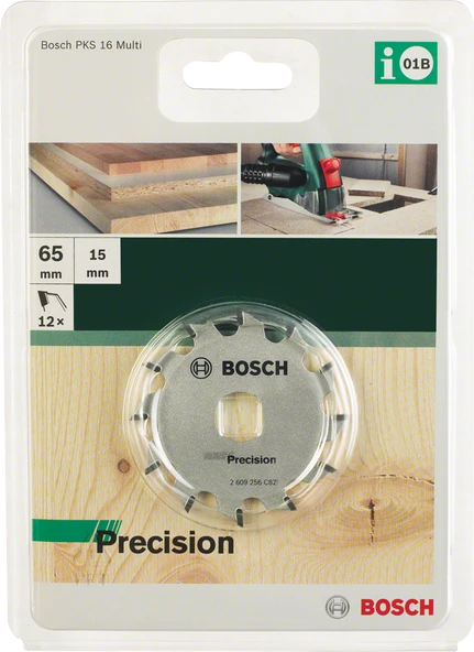 Bosch - PKS16 Ahşap için Daire Testere Bıçağı 65x15 mm-12 Diş - 2