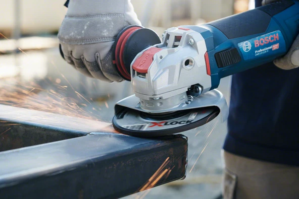 Bosch - X-LOCK - 125*6,0 mm Expert Serisi Bombeli Metal Taşlama Diski (Taş) - 4