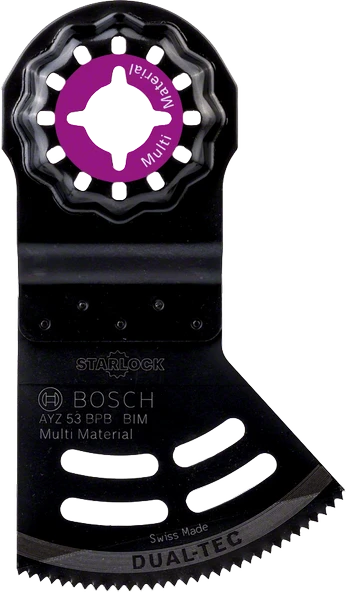 Bosch - Starlock - AYZ 53 BPB - BIM Çoklu Malzeme İçin Daldırmalı ve Yana Kesim Testere Bıçağı 5'li