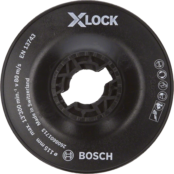 Bosch - X-LOCK - 115 mm Fiber Disk Sert Taban