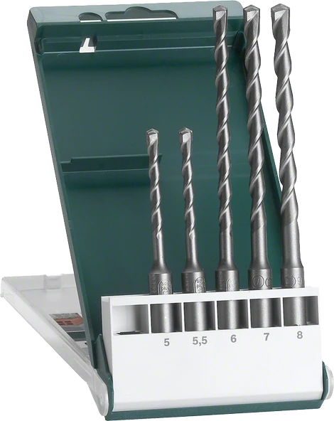 Bosch - SDS Plus Kırıcı Delici Matkap Ucu Seti 5 Parça (5,5,5 x 110, 6,7,8 x 160 mm)