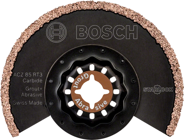 Bosch - Starlock - ACZ 85 RT3 - Carbide RIFF Zımpara Uçlu Segman Testere Bıçağı 30 Kum Kalınlığı 1'li
