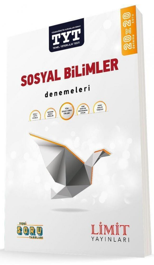 TYT Sosyal Bilimler 20x20 Deneme Limit Yayınları
