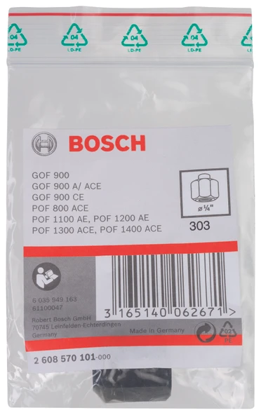 Bosch - 1/4'' cap 19 mm Anahtar Genisligi Penset - 2