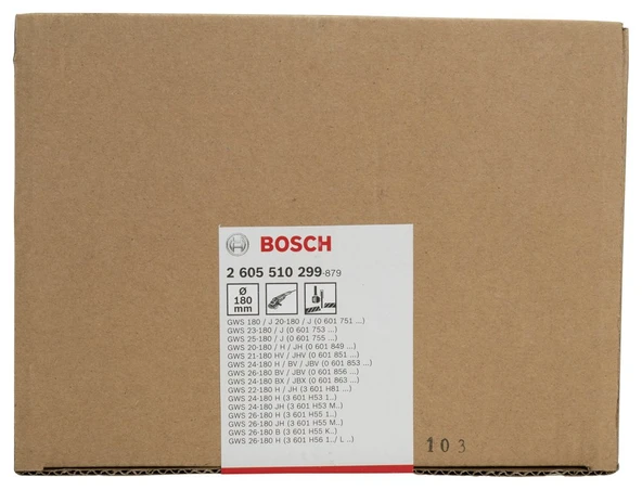 Bosch - Kapaklı Koruma Siperliği 180 mm - 2