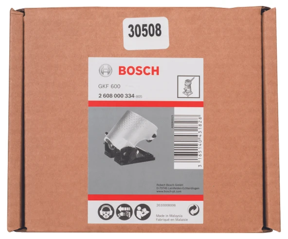 Bosch - GKF 600 Yuvarlak Açılı Freze Ayağı - 2