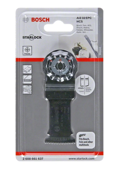 Bosch - Starlock - AIZ 32 EPC - HCS Ahşap İçin Daldırmalı Testere Bıçağı 1'li - 2