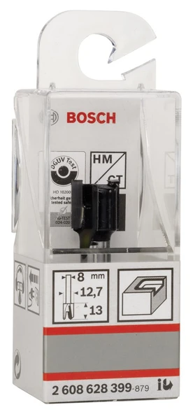Bosch - Standard Seri Ahşap İçin Çift Oluklu, Sert Metal Menteşeli Açma Frezesi 8*12,7*50,8 mm - 2
