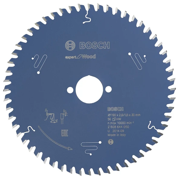 Bosch - Expert Serisi Ahşap için Daire Testere Bıçağı 190*30 mm 56 Diş