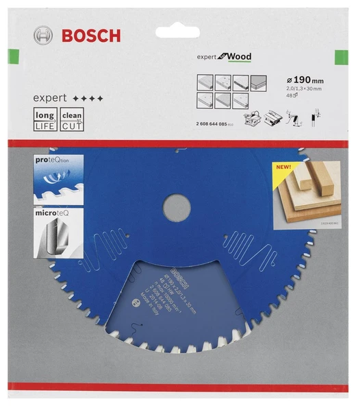 Bosch - Expert Serisi Ahşap için Daire Testere Bıçağı 190*30 mm 48 Diş - 2