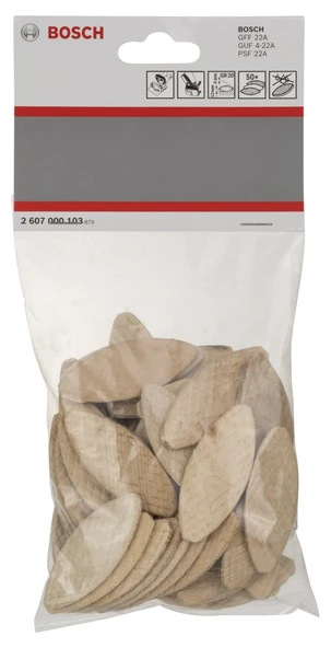Bosch - Yassı Dübel GR 20 60*23*4 mm 50'li - 2