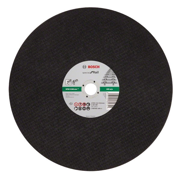 Bosch - 355*4,0 mm Ray Kesme İçin Özel Kesme Diski