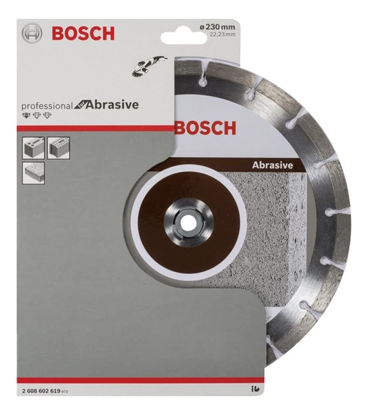 Bosch - Standard Seri Aşındırıcı Malzemeler İçin Elmas Kesme Diski 230 mm - 2