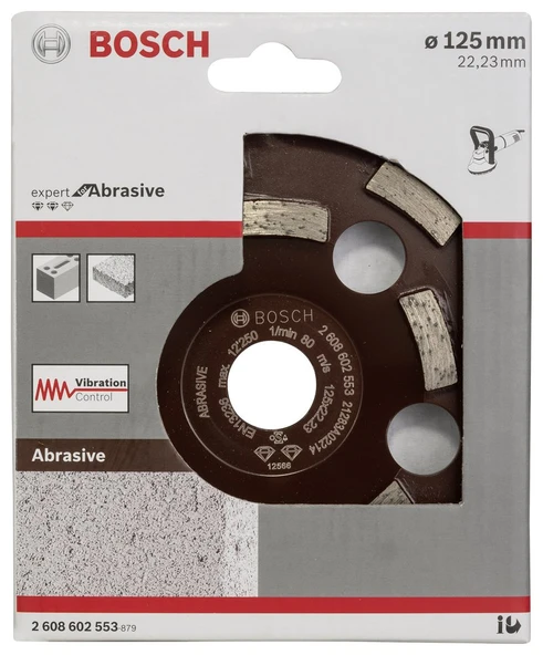 Bosch - Expert Serisi Aşındırıcı Malzemeler İçin Elmas Çanak Disk 125 mm - 2