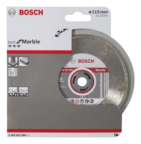 Bosch - Best Serisi Mermer İçin Elmas Kesme Diski 115 mm - 2