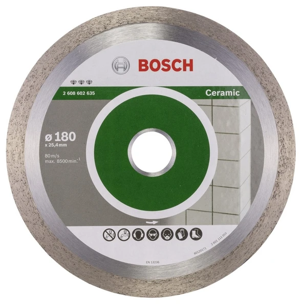 Bosch - Best Serisi Seramik İçin Elmas Kesme Diski 180 mm