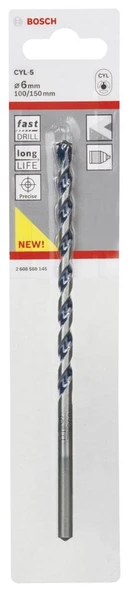 Bosch - cyl-5 Serisi, Blue Granite Turbo Beton Matkap Ucu, 6*150 mm - 2