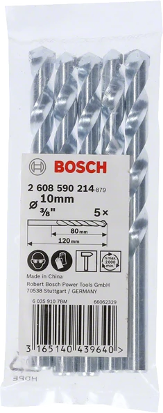 Bosch - cyl-1 Serisi, Beton Matkap Ucu 10*120 mm 5'li Paket - 2