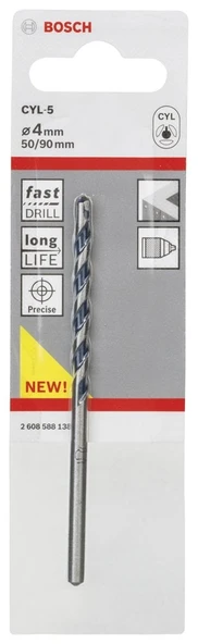 Bosch - cyl-5 Serisi, Blue Granite Turbo Beton Matkap Ucu, 4*90 mm - 2