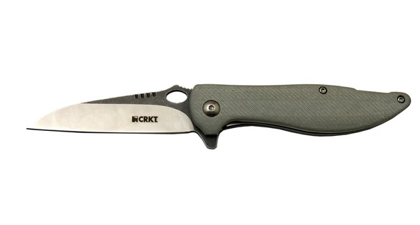 Crkt Lotus 1265 Gri Kamp / Outdoor Çakı 18cm - Yarı , Kemerlikli, Kutulu