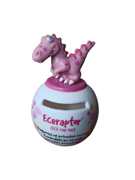 vintage eceraptor dinozor kumbara11 cm - 2