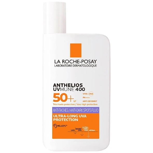 La Roche Posay Anthelios Uvmune 400 Anti-Dark Spots Fluid Spf50+ Melasyl İçeren Güneş Kremi 50 ml