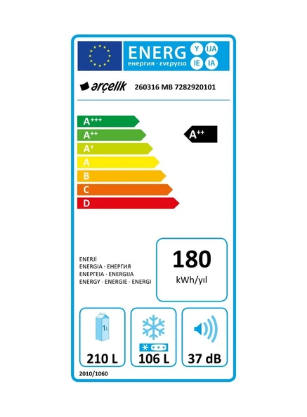 Arçelik 260316 MB Kombi No Frost Buzdolabı - 3