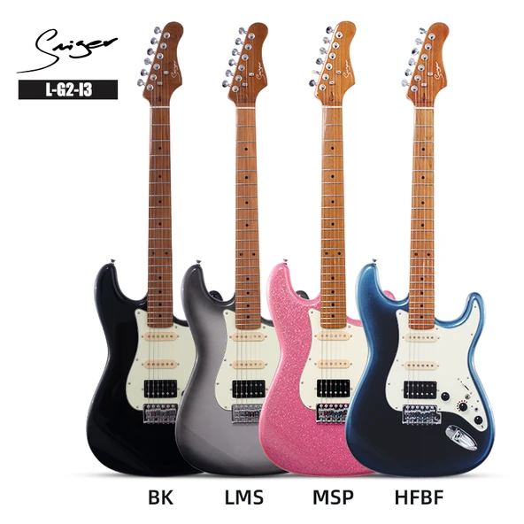 SMİGER EFEKTLİ ELEKTRO GİTAR L-G2-İ3 HFBF - Resim 6