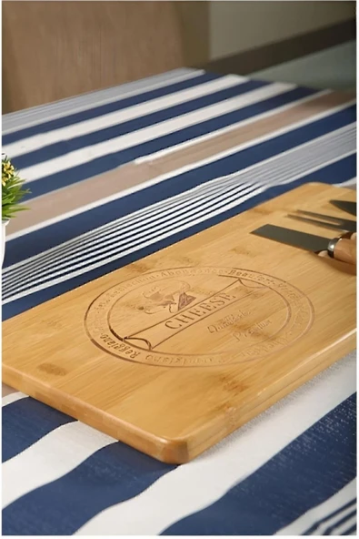 Peynir Sunum Tahtası 3 Bıçaklı - 4