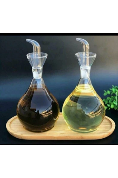 2 Adet 900 ml Borosilikat Cam Yağlık Sirkelik ( Altlık Dahil Değildir )